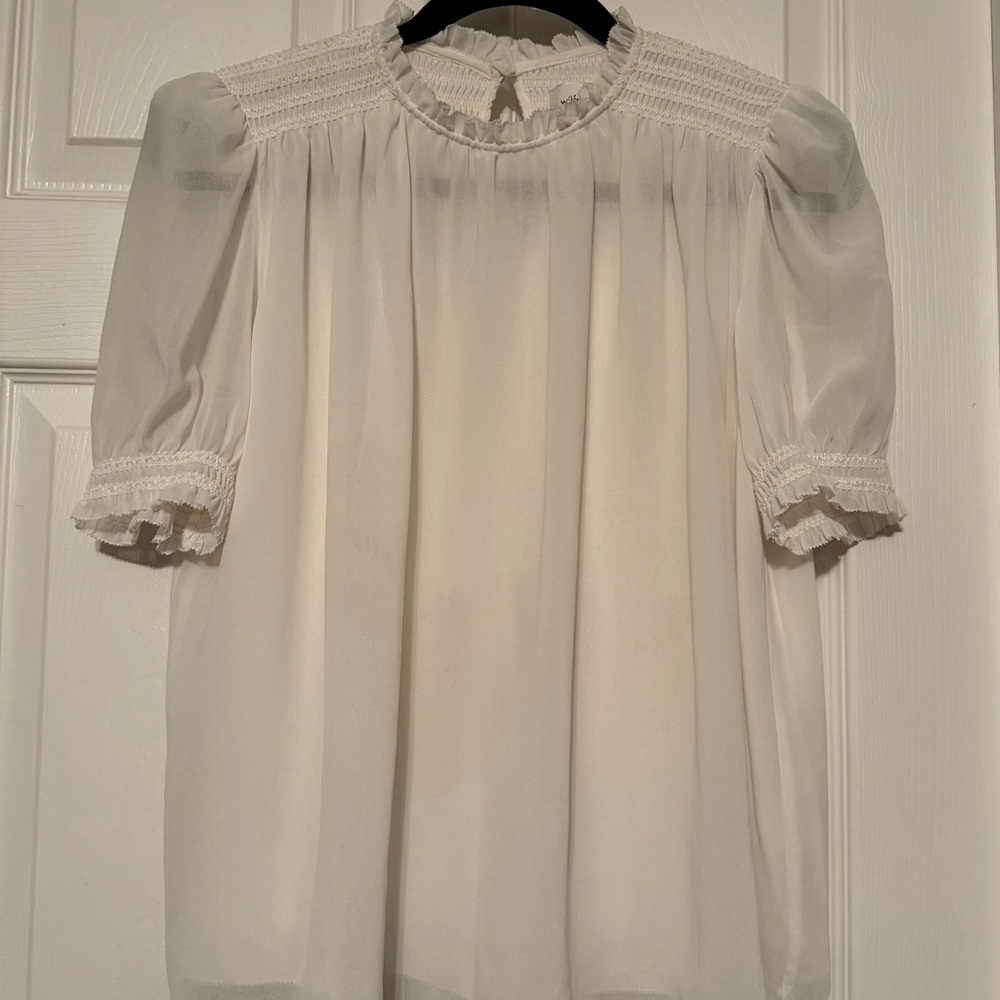 Aritzia Wilfred chiffon blouse